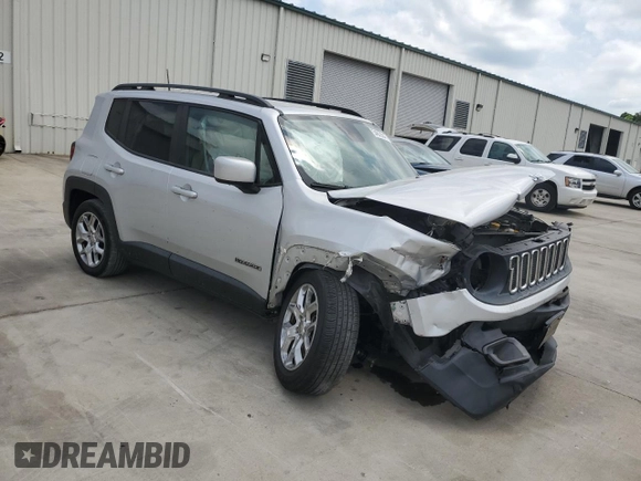 2018 Jeep Renegade Latitude with VIN ZACCJABB3JPH11802, listed as a Copart auction lot 54822645 with 130,541 mi miles and Salvage title. Bid and sale history available at DreamBid. Image 4.