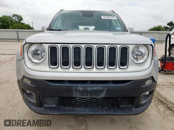 2018 Jeep Renegade Latitude with VIN ZACCJABB5JPG99197, listed as a Copart auction lot 61562795 with 134,152 mi miles and Salvage title. Bid and sale history available at DreamBid. Image 5.