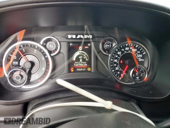 2022 Ram 2500 Big Horn with VIN 3C6UR5DL1NG149410, listed as a Copart auction lot 58849265 with 70,439 mi miles and Salvage title. Bid and sale history available at DreamBid. Image 9.
