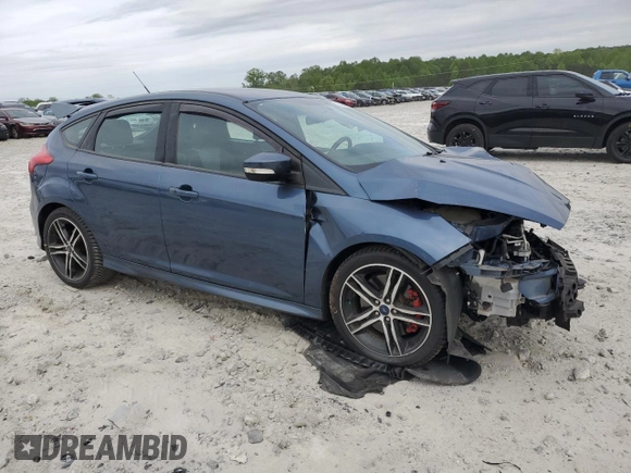 2018 Ford Focus ST with VIN 1FADP3L97JL283947, listed as a Copart auction lot 53208885 with 72,284 mi miles and Salvage Title. Bid and sale history available at DreamBid. Image 4.