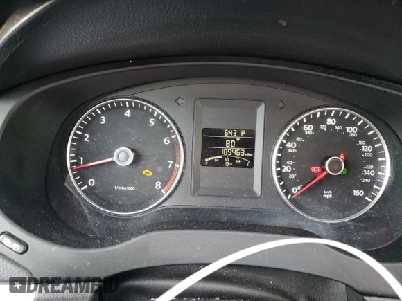 2013 Volkswagen Jetta SE with VIN 3VWDX7AJ6DM359415, listed as a Copart auction lot 54653435 with 189,463 mi miles and Clean title. Bid and sale history available at DreamBid. Image 9.