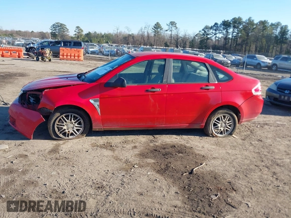2008 Ford Focus SE with VIN 1FAHP35N18W272267, listed as a IAAI auction lot 41003854 with 239,062 mi miles. Bid and sale history available at carsss.com. Image 14.