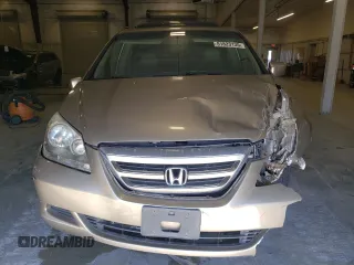 2005 Honda Odyssey EX-L z VIN 5FNRL38625B012216, wystawiony jako Copart lot #51823135 z przebiegiem 206 408 mil mil oraz Szkoda całkowita • Salvage title. Historia ofert i sprzedaży dostępna na DreamBid. Obrazek 5.