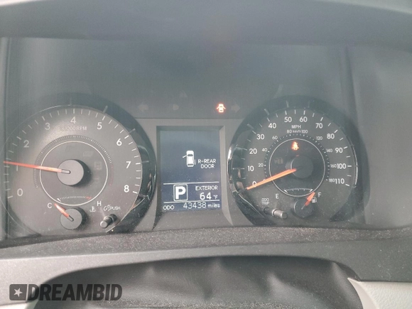 2017 Toyota Sienna L with VIN 5TDZZ3DCXHS890616, listed as a Copart auction lot 47274855 with 43,438 mi miles and Salvage Title. Bid and sale history available at DreamBid. Image 9.