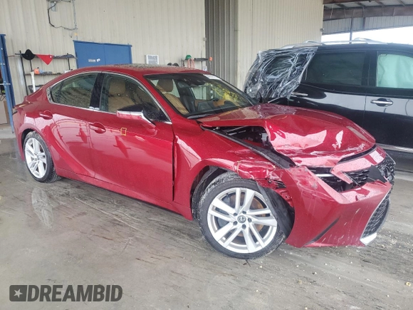 2024 Lexus IS 300 z VIN JTHCA1D20R5129284, wystawiony jako Copart lot #58950015 z przebiegiem 22 309 mil mil oraz Szkoda całkowita • Salvage title. Historia ofert i sprzedaży dostępna na DreamBid. Obrazek 4.
