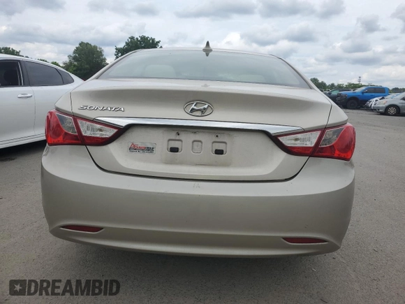 2011 Hyundai Sonata GLS with VIN 5NPEB4AC9BH180729, listed as a Copart auction lot 74673544 with 102,516 mi miles and Salvage Title. Bid and sale history available at DreamBid. Image 6.