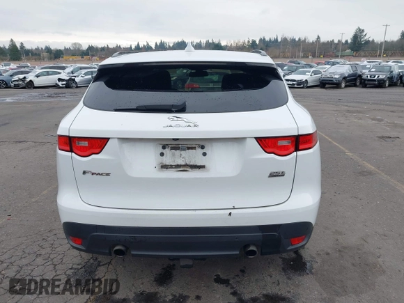 2018 Jaguar F-Pace 25t Prestige with VIN SADCK2FX5JA258604, listed as a IAAI auction lot 41752409 with 107,840 mi miles and . Bid and sale history available at DreamBid. Image 17.