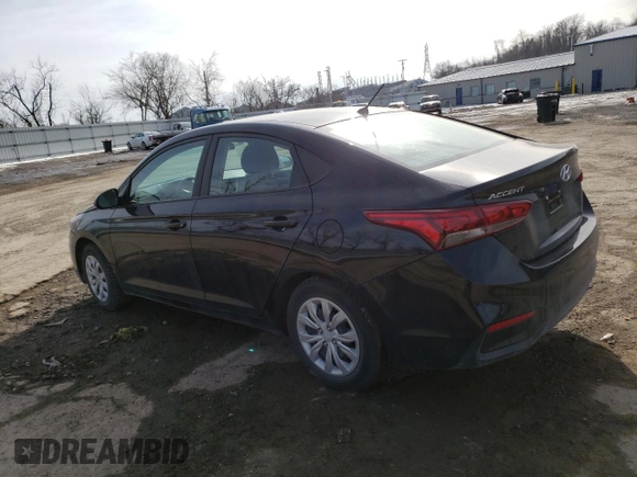 2022 Hyundai Accent SEL with VIN 3KPC24A64NE166750, listed as a Copart auction lot 39822123 with 10,520 mi miles. Bid and sale history available at carsss.com. Image 2.