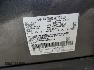2016 Ford Explorer XLT z VIN 1FM5K8DH0GGC29158, wystawiony jako Copart lot #51282405 z przebiegiem 143 781 mil mil oraz Szkoda całkowita • Salvage title. Historia ofert i sprzedaży dostępna na DreamBid. Obrazek 13.