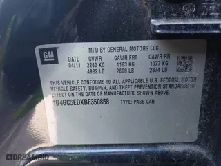 2011 Buick LaCrosse CXL with VIN 1G4GC5EDXBF350858, listed as a IAAI auction lot 41674459 with 115,476 mi miles. Bid and sale history available at carsss.com. Image 9.