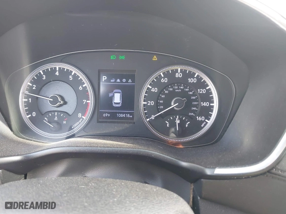 2019 Hyundai Santa Fe SE with VIN 5NMS23AD3KH117001, listed as a IAAI auction lot 41898888 with 108,418 mi miles. Bid and sale history available at carsss.com. Image 7.