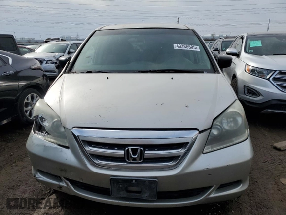 2005 Honda Odyssey LX with VIN 5FNRL382X5B064898, listed as a Copart auction lot 49385505 with 147,284 mi miles and Salvage Title. Bid and sale history available at carsss.com. Image 5.