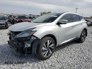 2024 Nissan Murano SL z VIN 5N1AZ2CS7RC109341, wystawiony jako Copart lot #46486095 z przebiegiem 17 454 mil mil oraz Szkoda całkowita • Salvage title. Historia ofert i sprzedaży dostępna na DreamBid. Obrazek 1.