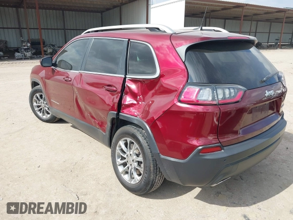 2021 Jeep Cherokee Latitude Lux with VIN 1C4PJLMX3MD145939, listed as a IAAI auction lot 41503277 with 71,550 mi miles. Bid and sale history available at carsss.com. Image 3.