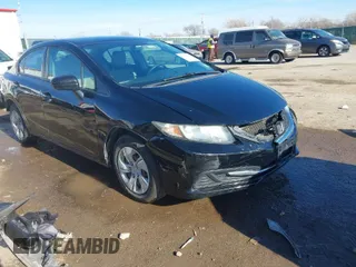 2014 Honda Civic Sedan LX with VIN 19XFB2F52EE221794, listed as a IAAI auction lot 41220941 with 98,152 mi miles. Bid and sale history available at carsss.com. Image 1.