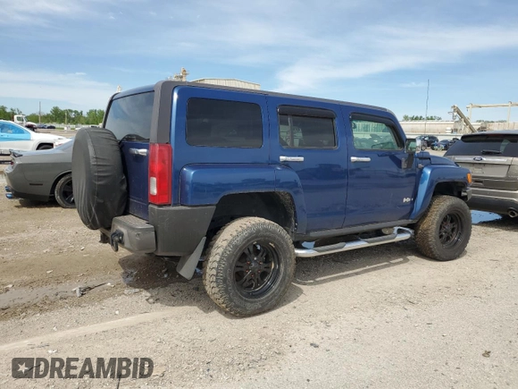 2006 Hummer H3 with VIN 5GTDN136468176500, listed as a Copart auction lot 55115135 with Not Provided miles and Salvage Title. Bid and sale history available at DreamBid. Image 3.