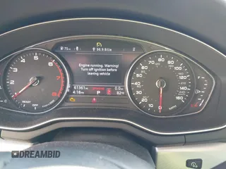 2018 Audi A4 Premium Plus with VIN WAULMAF46JA067552, listed as a IAAI auction lot 41196454 with 61,361 mi miles. Bid and sale history available at carsss.com. Image 7.