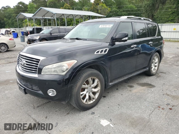 2011 Infiniti QX56 8-passenger с VIN JN8AZ2ND9B9701754, выставлен на аукционе Copart как лот 57916715 с пробегом 216 613 миль миль и Чистый • Clean title. История ставок и продаж доступна на DreamBid. Изображение 1.