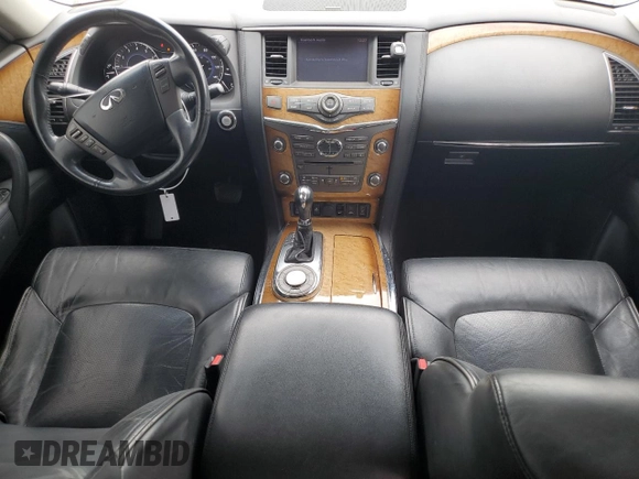 2014 Infiniti QX80 with VIN JN8AZ2NF3E9552182, listed as a Copart auction lot 71365274 with 140,903 mi miles and Salvage Title. Bid and sale history available at carsss.com. Image 8.