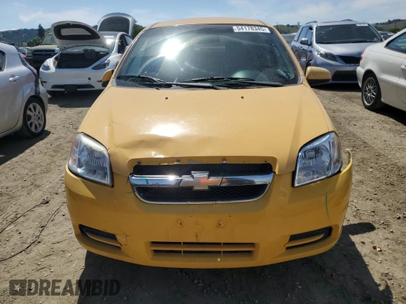 2008 Chevrolet Aveo LS with VIN KL1TD56668B064271, listed as a Copart auction lot 54178345 with 209,561 mi miles and Salvage Title. Bid and sale history available at carsss.com. Image 5.