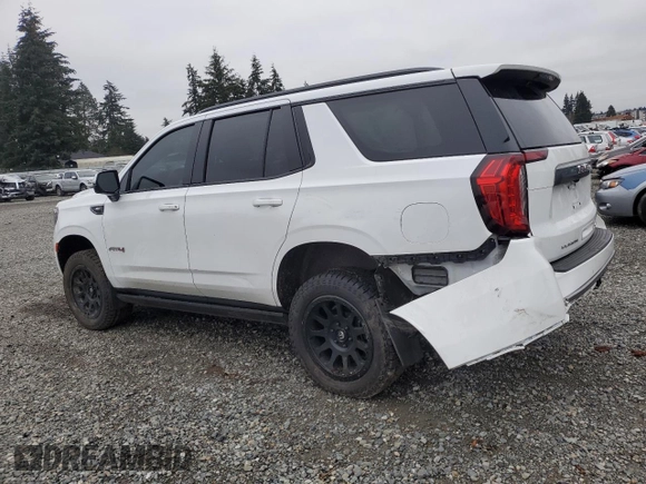 2023 GMC Yukon AT4 with VIN 1GKS2CKD7PR140416, listed as a Copart auction lot 87210684 with 19,208 mi miles and Salvage Title. Bid and sale history available at carsss.com. Image 2.