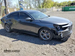 2024 Honda Accord EX с VIN 1HGCY1F38RA041501, выставлен на аукционе Copart как лот 55021725 с пробегом 19 251 миль миль и Списание • Salvage title. История ставок и продаж доступна на DreamBid. Изображение 4.