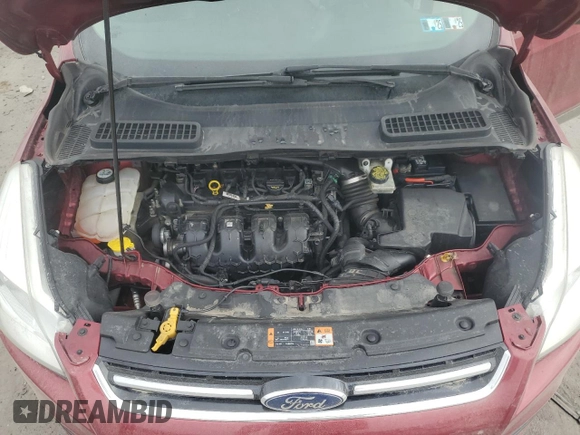 2015 Ford Escape Titanium with VIN 1FMCU0J94FUC07325, listed as a Copart auction lot 46539625 with 205,868 mi miles and Salvage Title. Bid and sale history available at DreamBid. Image 12.