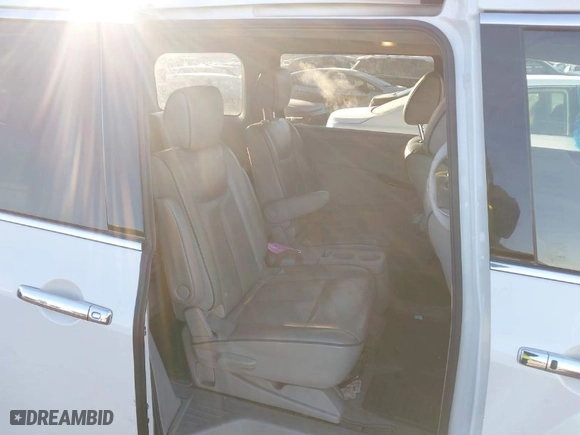 2012 Nissan Quest SL with VIN JN8AE2KP7C9049440, listed as a IAAI auction lot 41387304 with 72,797 mi miles. Bid and sale history available at carsss.com. Image 8.
