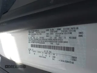 2023 Ford Transit Cargo with VIN 1FTBR1Y87PKA20405, listed as a IAAI auction lot 41907508 with 26,846 mi miles and . Bid and sale history available at DreamBid. Image 9.