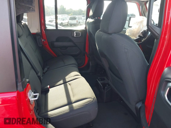 2020 Jeep Wrangler Unlimited Sahara High Altitude with VIN 1C4HJXEG2LW182641, listed as a IAAI auction lot 40130890 with 79,984 mi miles and . Bid and sale history available at DreamBid. Image 8.