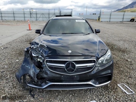 2016 Mercedes-Benz E-Class AMG E 63 S with VIN WDDHF7GBXGB198690, listed as a Copart auction lot 53423534 with 91,908 mi miles and Salvage Title. Bid and sale history available at carsss.com. Image 5.