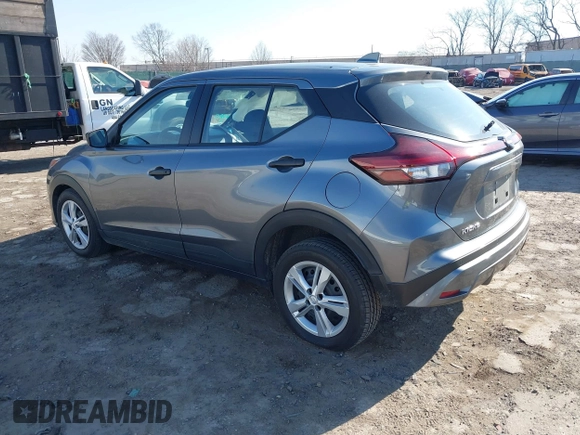 2023 Nissan Kicks S with VIN 3N1CP5BV3PL533670, listed as a IAAI auction lot 41652382 with 61,277 mi miles. Bid and sale history available at carsss.com. Image 3.