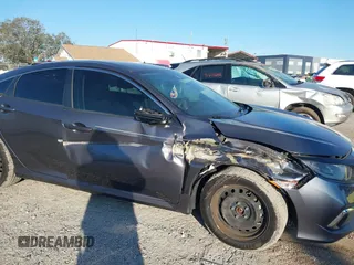 2019 Honda Civic Sedan LX with VIN 2HGFC2F61KH558416, listed as a IAAI auction lot 41636764 with 47,910 mi miles. Bid and sale history available at carsss.com. Image 6.