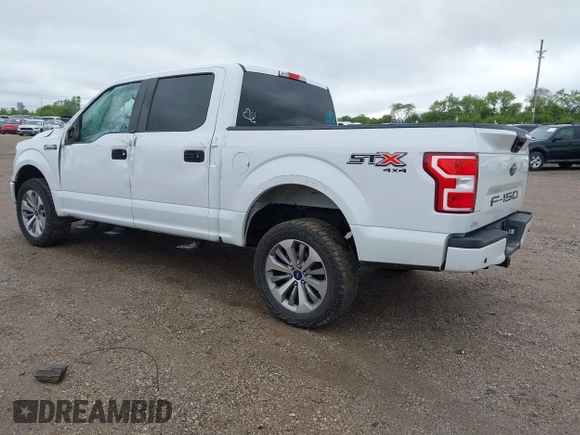 2018 Ford F-150 XL с VIN 1FTEW1E53JFD10706, выставлен на аукционе IAAI как лот 42327749 с пробегом 126 518 миль миль и . История ставок и продаж доступна на DreamBid. Изображение 3.