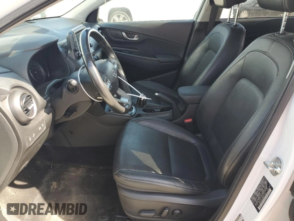 2021 Hyundai Kona Limited with VIN KM8K3CA58MU670529, listed as a Copart auction lot 46647445 with 61,141 mi miles and Salvage Title. Bid and sale history available at carsss.com. Image 7.