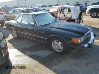 1984 Mercedes-Benz 380 with VIN WDBBA45A1EA014813, listed as a Copart auction lot 75331594 with 189,833 mi miles and Salvage Title. Bid and sale history available at carsss.com. Image 4.