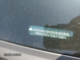 2013 Nissan Frontier SV with VIN 1N6AD0EV1DN715601, listed as a Copart auction lot 60522535 with 192,820 mi miles and Salvage title. Bid and sale history available at DreamBid. Image 12.