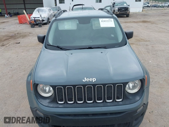 2017 Jeep Renegade Sport z VIN ZACCJAAB9HPF86929, wystawiony jako IAAI lot #42433375 z przebiegiem 218 378 mil mil oraz . Historia ofert i sprzedaży dostępna na DreamBid. Obrazek 6.