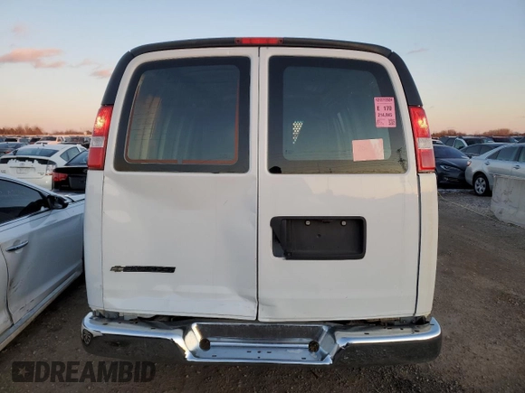 2019 Chevrolet Express Cargo with VIN 1GCWGAFP4K1284942, listed as a Copart auction lot 87129104 with 214,850 mi miles and Clean title. Bid and sale history available at DreamBid. Image 6.