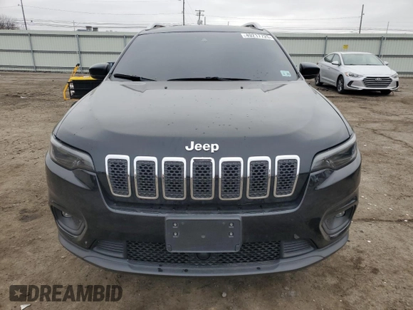 2021 Jeep Cherokee Latitude Lux with VIN 1C4PJMMX1MD175124, listed as a Copart auction lot 49217725 with 50,088 mi miles and Salvage Title. Bid and sale history available at carsss.com. Image 5.