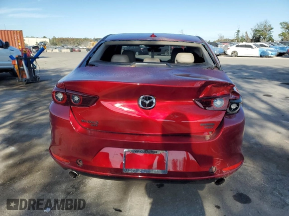 2022 Mazda 3 2.5 Turbo with VIN 3MZBPBAY4NM310805, listed as a Copart auction lot 83123944 with 41,455 mi miles and Salvage title. Bid and sale history available at DreamBid. Image 6.