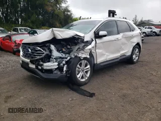2019 Ford Edge SEL z VIN 2FMPK3J99KBC01674, wystawiony jako Copart lot #49749485 z przebiegiem Nie podano mil oraz Szkoda całkowita • Salvage title. Historia ofert i sprzedaży dostępna na DreamBid. Obrazek 1.