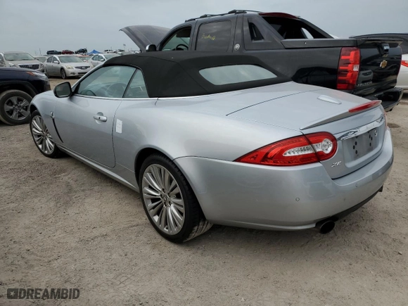 2010 Jaguar XK with VIN SAJWA4GB7ALB35518, listed as a Copart auction lot 74672434 with 0 mi miles and Salvage Title. Bid and sale history available at carsss.com. Image 2.