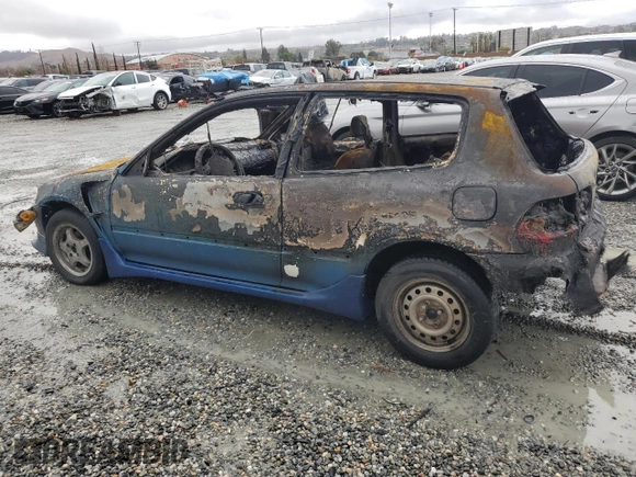 1993 Honda Civic with VIN 2HGEH2464PH521321, listed as a Copart auction lot 45183515 with Not provided miles and Non repairable. Bid and sale history available at DreamBid. Image 2.
