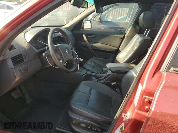 2004 BMW X3 3.0i with VIN WBXPA93414WA66144, listed as a Copart auction lot 78167274 with 0 mi miles and Salvage Title. Bid and sale history available at carsss.com. Image 7.