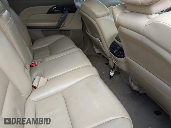 2007 Acura MDX Tech Pkg with VIN 2HNYD28327H509587, listed as a IAAI auction lot 41854884 with 168,082 mi miles. Bid and sale history available at carsss.com. Image 8.