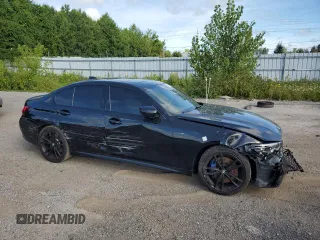 2022 BMW 3 Series M340i xDrive with VIN WBA5U9C08NFN10592, listed as a Copart auction lot 66875344 with 42,414 mi miles and Clean Title. Bid and sale history available at DreamBid. Image 4.