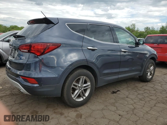 2018 Hyundai Santa Fe 2.4L z VIN 5NMZTDLB4JH066703, wystawiony jako Copart lot #54432155 z przebiegiem 67 737 mil mil oraz Szkoda całkowita • Salvage title. Historia ofert i sprzedaży dostępna na DreamBid. Obrazek 3.