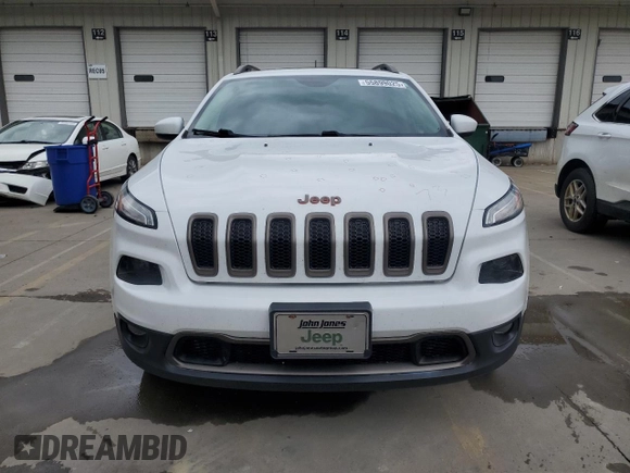 2017 Jeep Cherokee Latitude with VIN 1C4PJMCB0HW504122, listed as a Copart auction lot 55899025 with 115,426 mi miles and Salvage title. Bid and sale history available at DreamBid. Image 5.