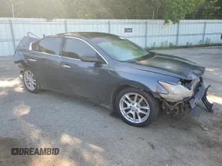 2010 Nissan Maxima SV with VIN 1N4AA5AP9AC804281, listed as a Copart auction lot 56912815 with 257,381 mi miles and Salvage title. Bid and sale history available at DreamBid. Image 4.